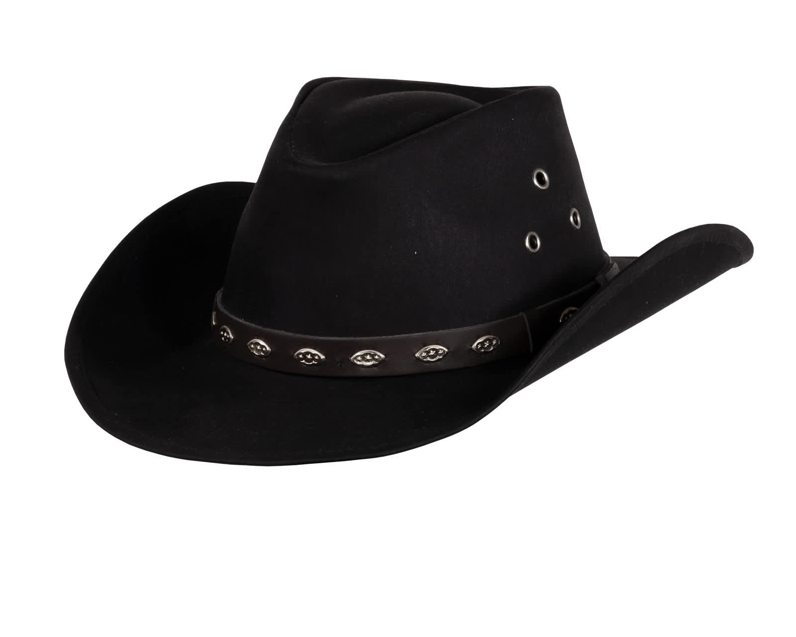 OUTBACK ® BADLANDS BLACK OILSKIN HAT - Bony Pony