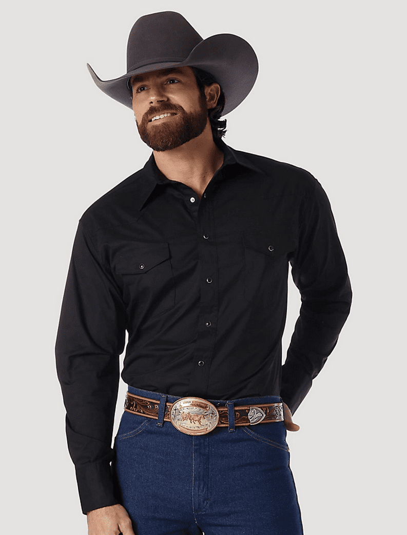 WRANGLER® MEN'S SNAP WESTERN SHIRT - Bony Pony