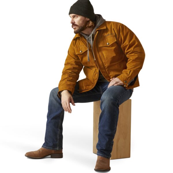 ARIAT MENS GRIZZLY CANVAS CONCEALED CARRY JACKET - Image 4