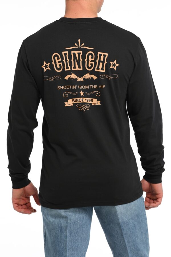 CINCH® MENS LONG SLEEVE T-SHIRT 'SHOOTIN FROM THE HIP' - Image 3