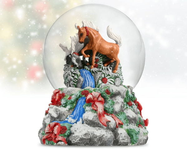 BREYER® HOLIDAY 24' WINTER WOODLAND SNOW GLOBE